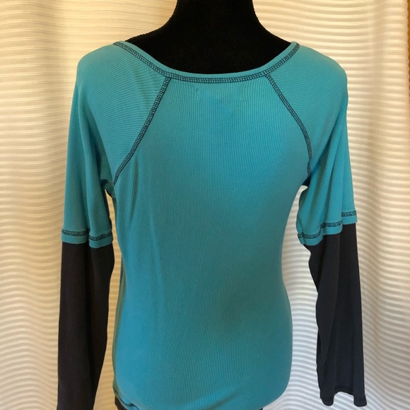 Florette Layered-Look Ribbed Top - Picture 2 of 3